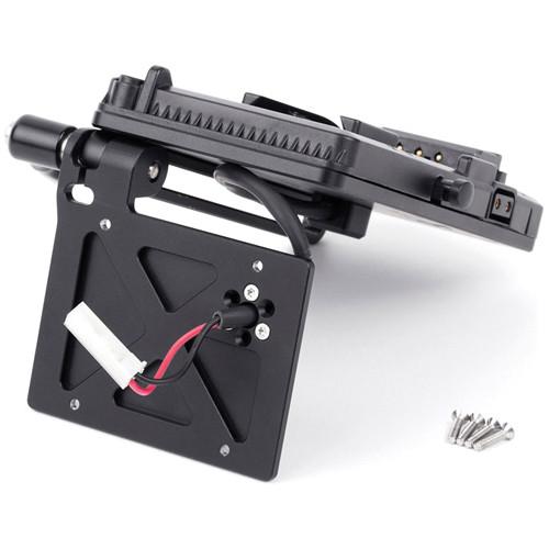 Wooden Camera Battery Slide with V-Mount Plate and AJA CION Molex Connector