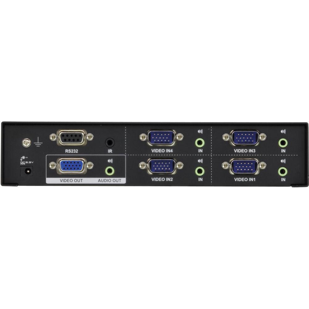 ATEN VS0401 4-Port VGA Switch with Audio