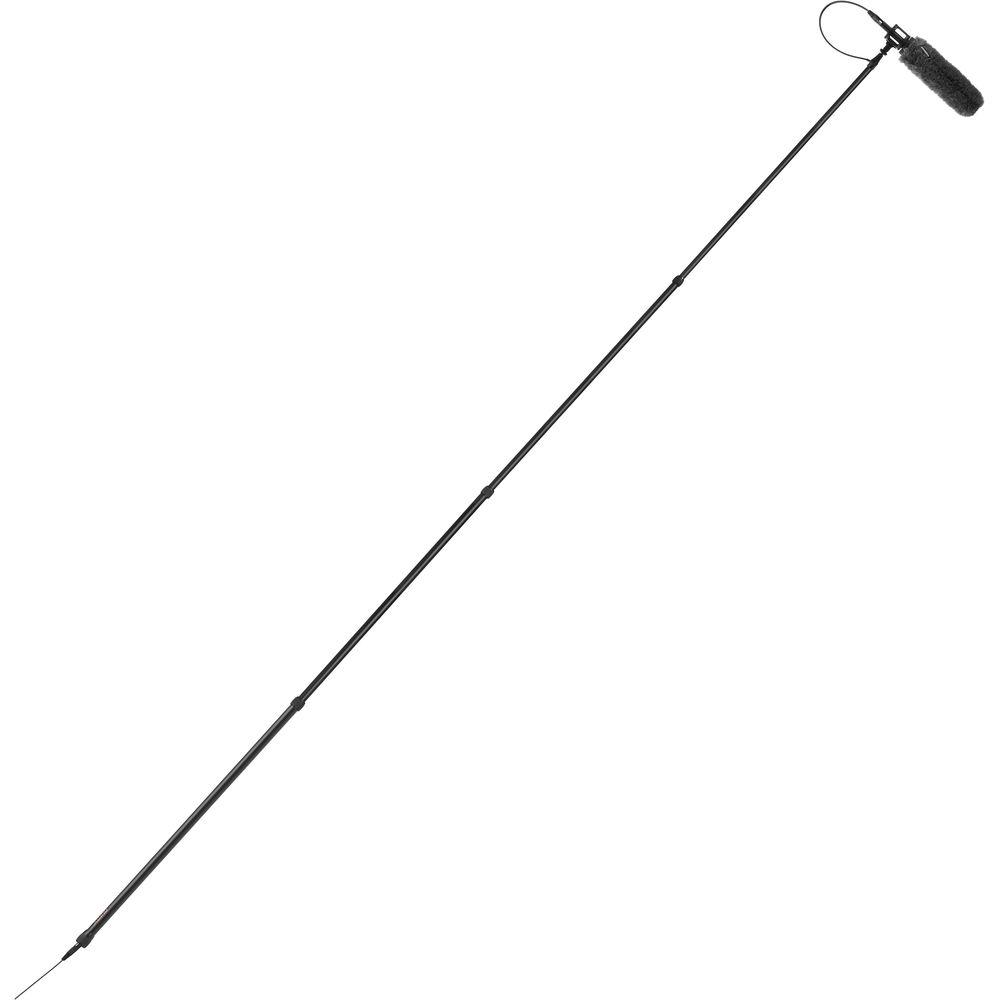 Auray ABP-412B Aluminum Telescoping Boom Pole with Integrated XLR Cable