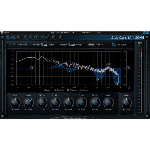 Blue Cat Audio Liny EQ 8-Band Linear EQ Plug-In