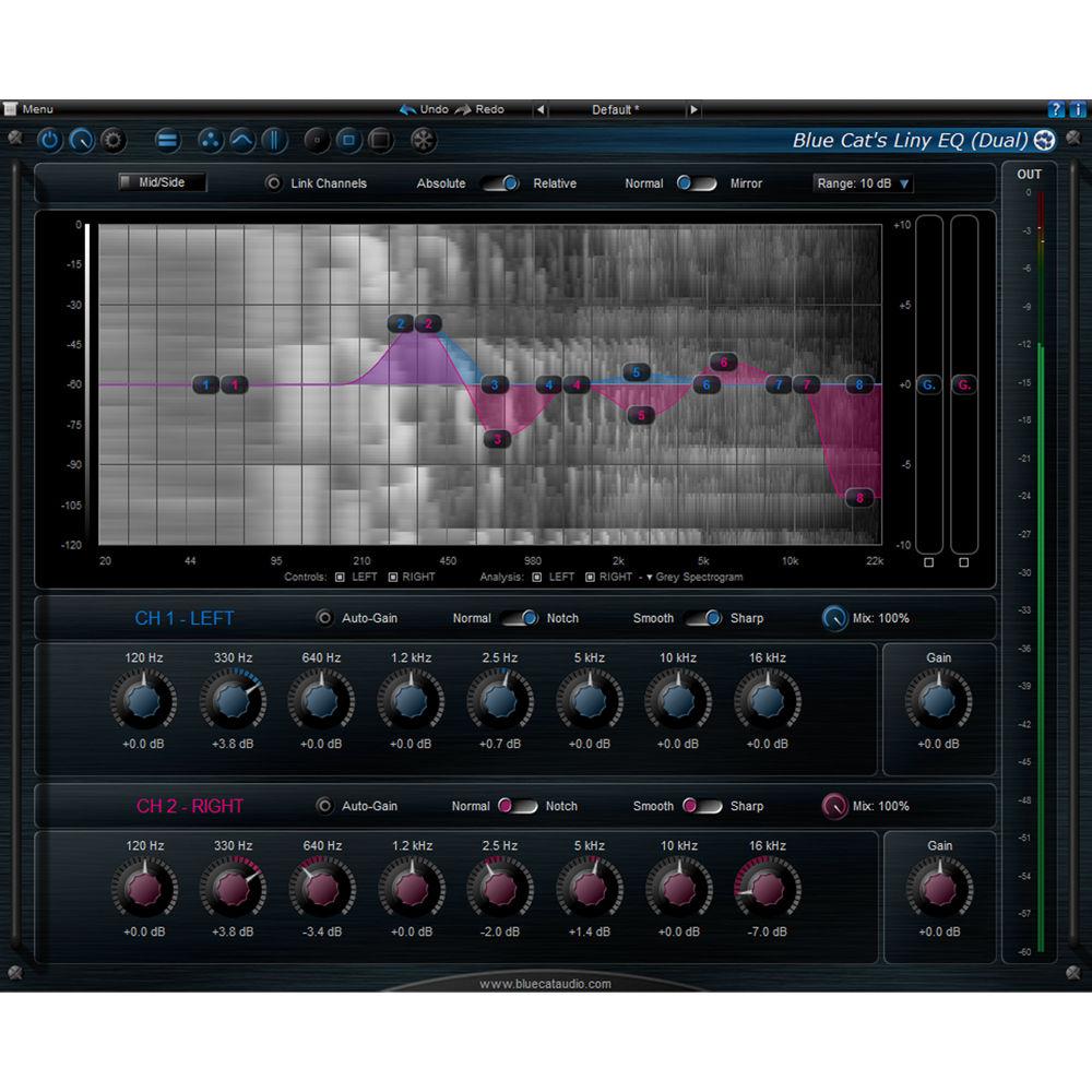 Blue Cat Audio Liny EQ 8-Band Linear EQ Plug-In