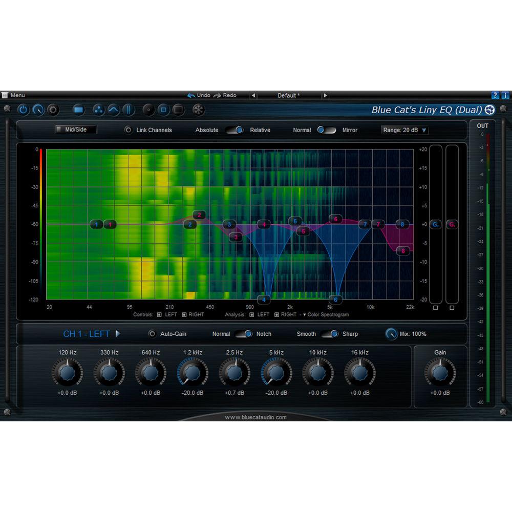Blue Cat Audio Liny EQ 8-Band Linear EQ Plug-In
