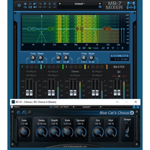 Blue Cat Audio MB-7 Mixer Multiband Mixing Console and VST AU Host Plug-In