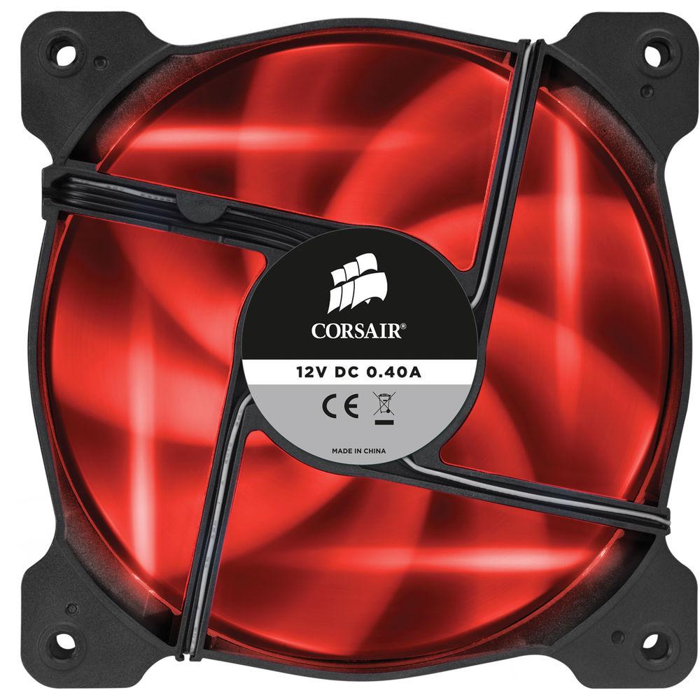 Corsair Air Series AF120 LED Red Quiet Edition High Airflow 120 mm Fan
