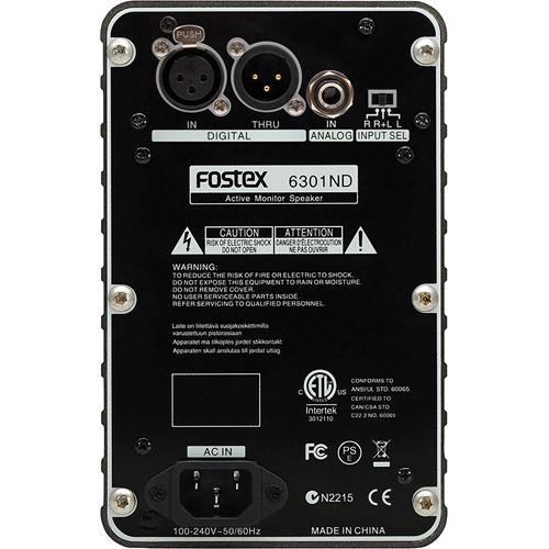 Fostex 6301ND - 4" Active Monitor Speaker 20W D-Class