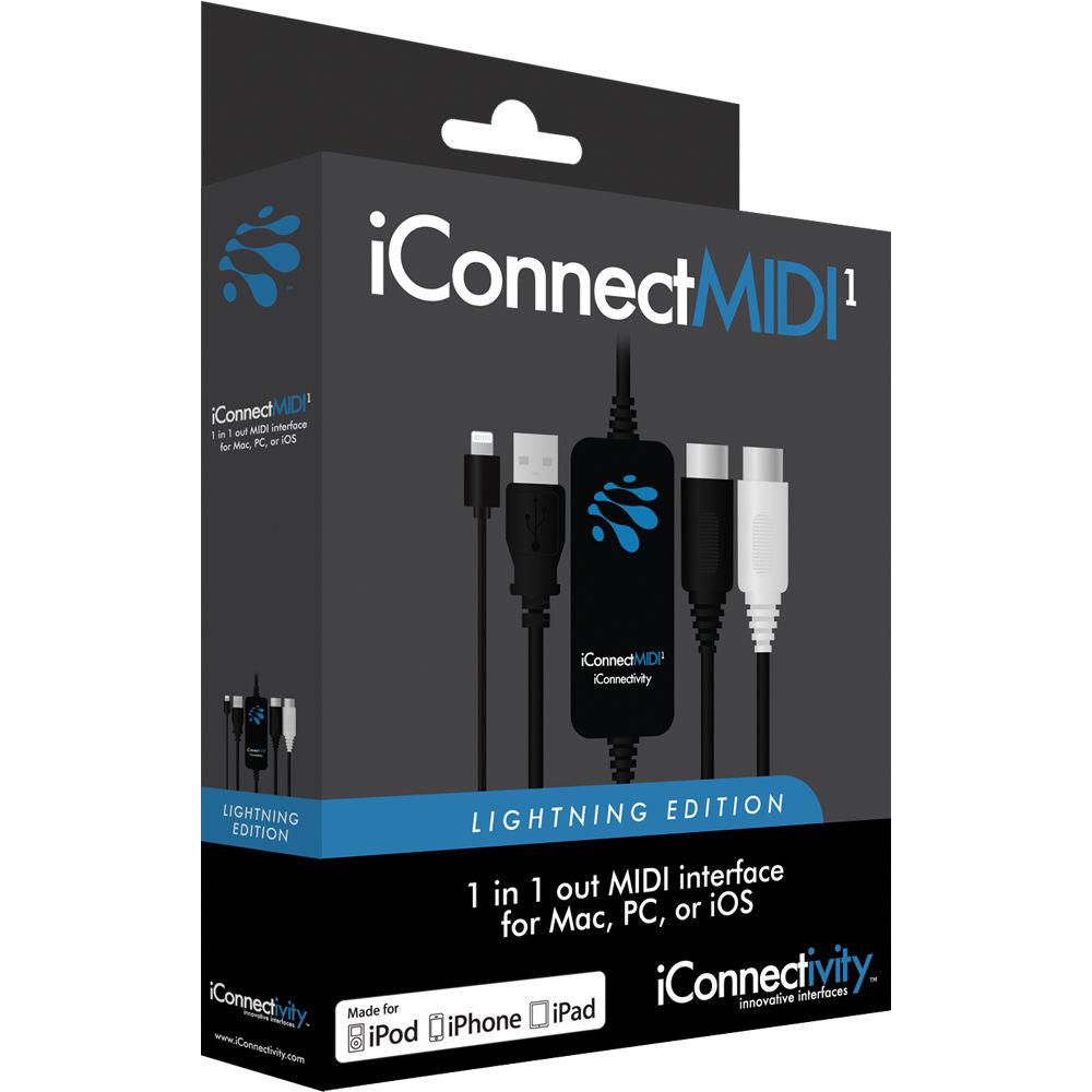 iConnectivity iConnectMIDI1 - 1-In 1-Out USB & Lightning iOS MIDI Interface