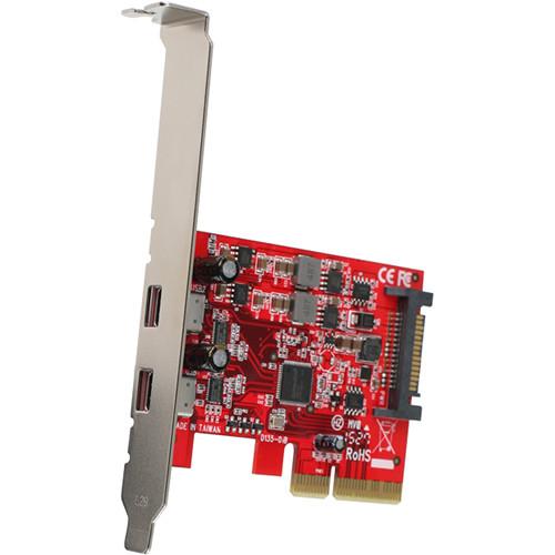 IOGEAR 2-Port SuperSpeed USB 3.1 Type-C PCI-Express Card, IOGEAR, 2-Port, SuperSpeed, USB, 3.1, Type-C, PCI-Express, Card