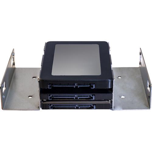 Kingwin HDM-230 3 x 2.5" HDD SSD to 1 x 5.25" Drive Bay Converter Bracket