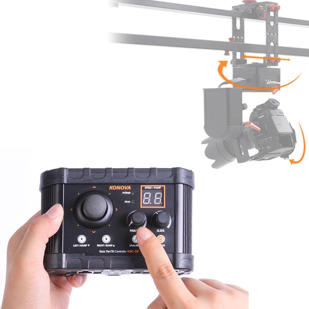 Konova Basic Pan-Tilt Controller Bundle B for 47.2" K7 Slider