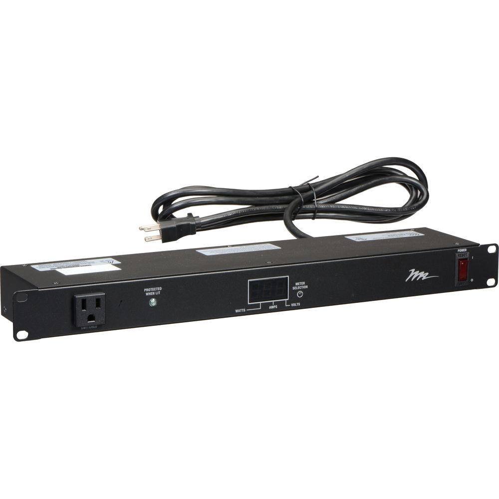 Middle Atlantic PWR-9-RPM Essex Rackmount Power Distribution w Surge Protection and Meter