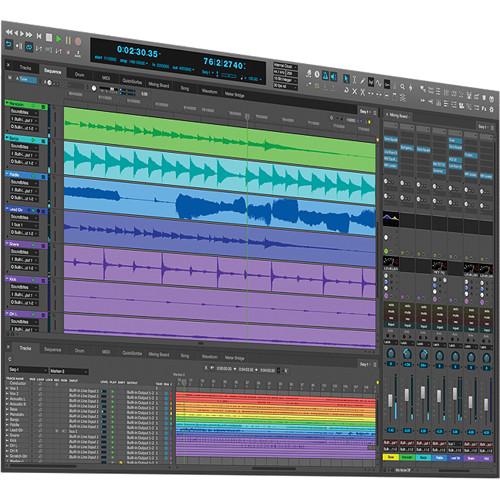 MOTU Digital Performer 9 - Audio Workstation Software with MIDI Sequencing