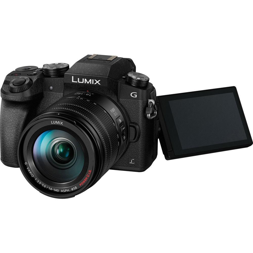 Panasonic Lumix DMC-G7 Mirrorless Micro Four Thirds Digital Camera with 14-140mm Lens