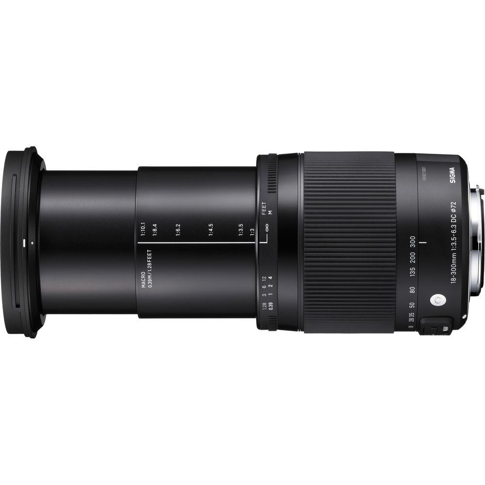 Sigma 18-300mm f 3.5-6.3 DC MACRO HSM Contemporary Lens for Pentax K