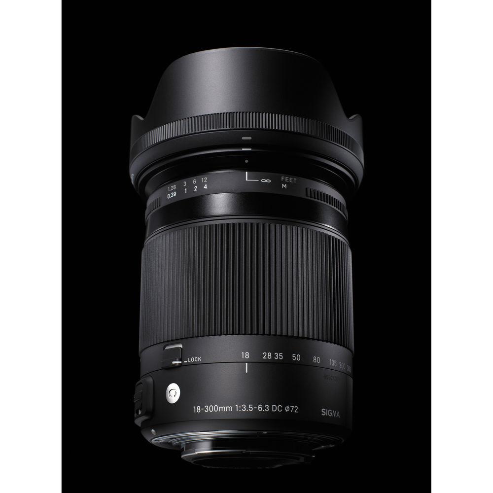 Sigma 18-300mm f 3.5-6.3 DC MACRO OS HSM Contemporary Lens for Canon EF