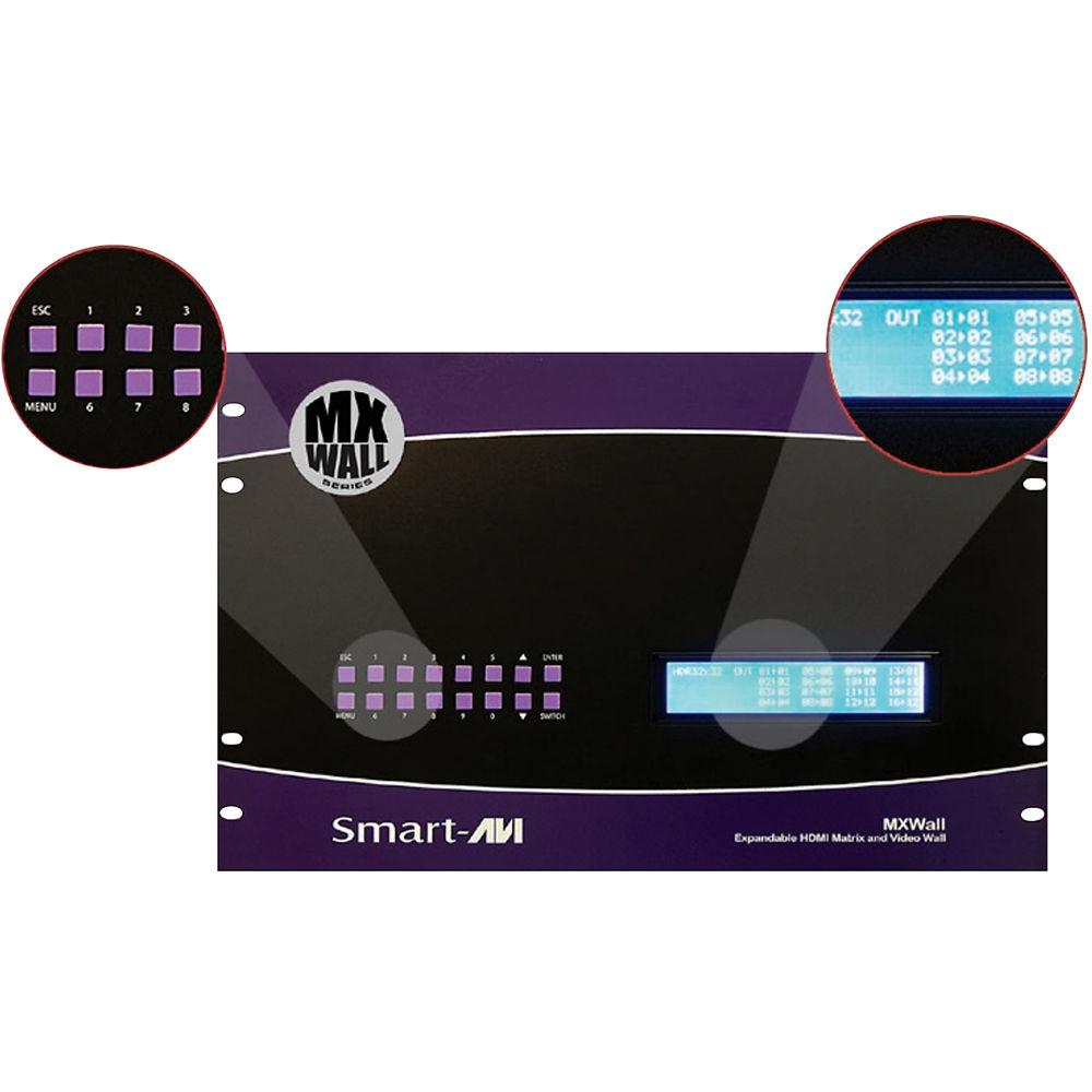 Smart-AVI 32 x 32 HDMI Matrix with Integrated Video Wall
