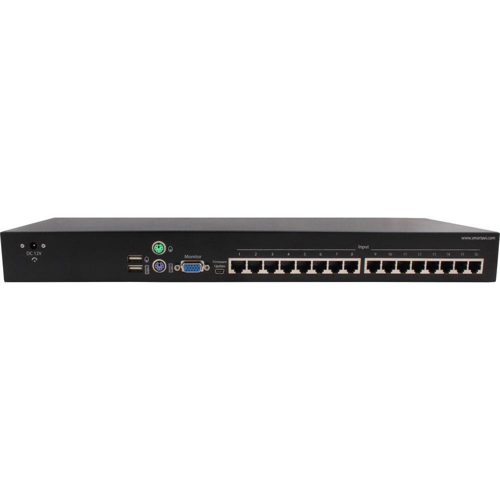 Smart-AVI VNETX-16P 16-port USB and WUXGA KVM Over Cat5 Switch