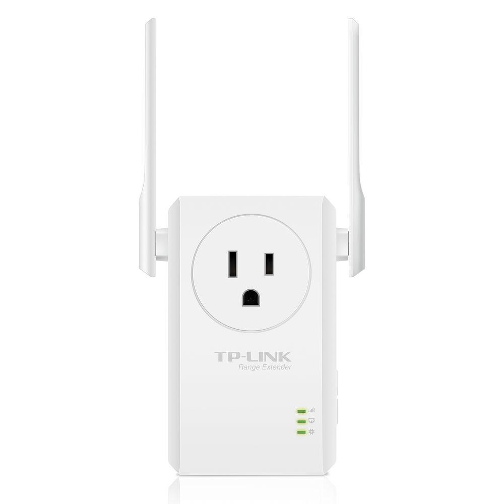 TP-Link TL-WA860RE N-300 Wi-Fi Range Extender with AC Passthrough, TP-Link, TL-WA860RE, N-300, Wi-Fi, Range, Extender, with, AC, Passthrough
