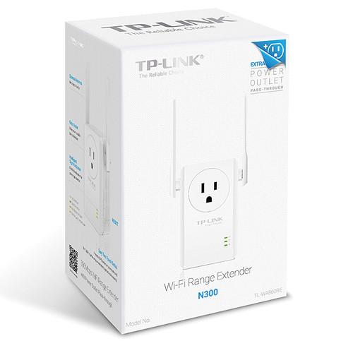 TP-Link TL-WA860RE N-300 Wi-Fi Range Extender with AC Passthrough