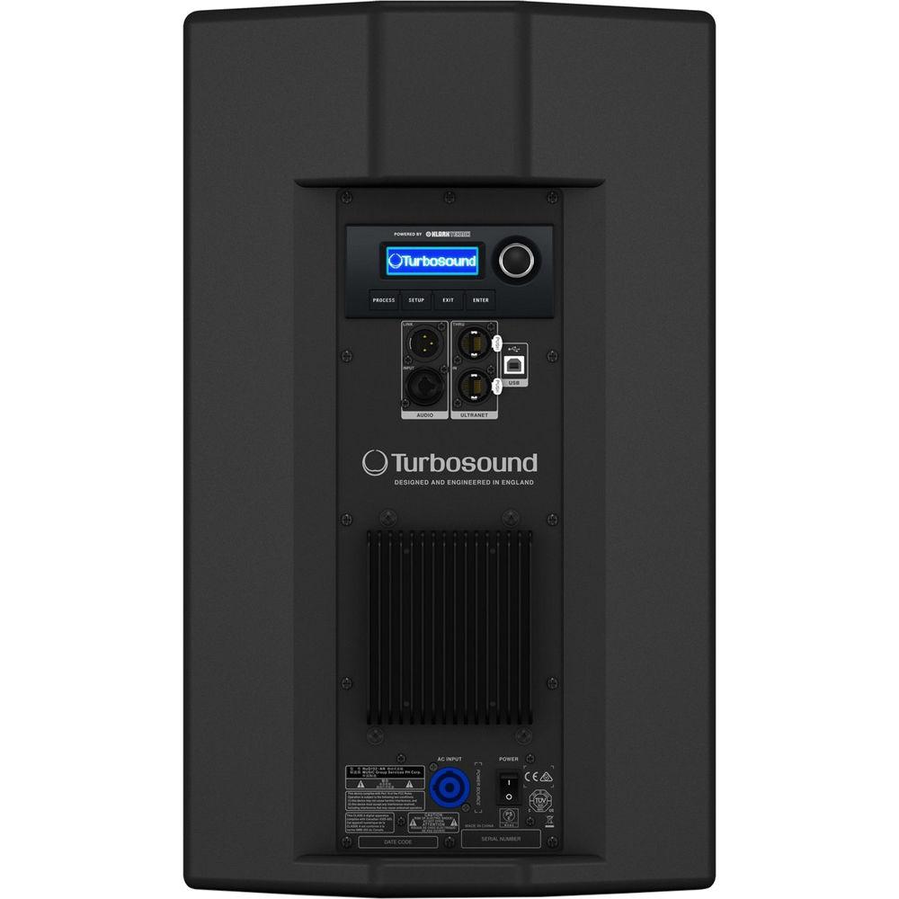 Turbosound NuQ102-AN 600W 2-Way 10" Full-Range Powered Loudspeaker with KLARK TEKNIK DSP Technology and ULTRANET Networking