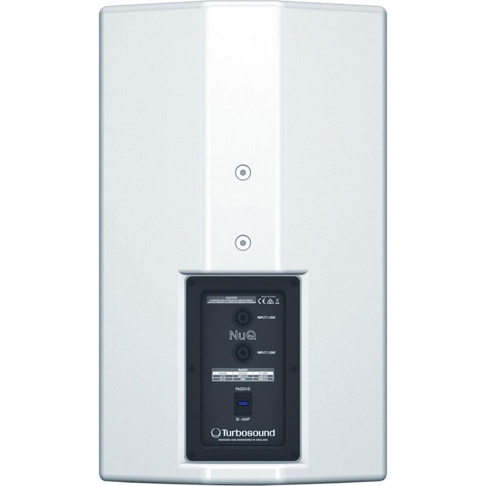 Turbosound NuQ102-WH 2-Way 10" Full-Range Loudspeaker for Portable PA Applications