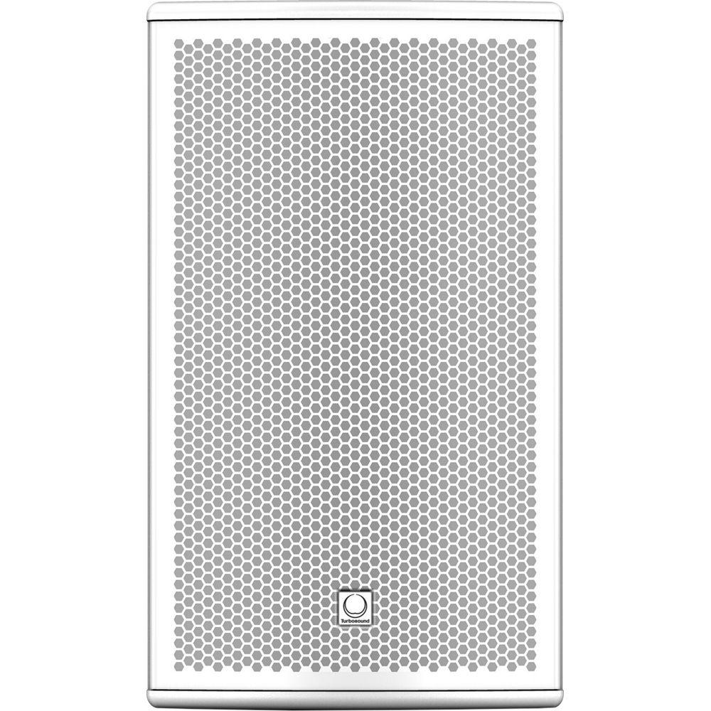 Turbosound NuQ82-AN-WH 600W 2-Way 8" Full-Range Powered Loudspeaker with KLARK TEKNIK DSP Technology and ULTRANET Networking