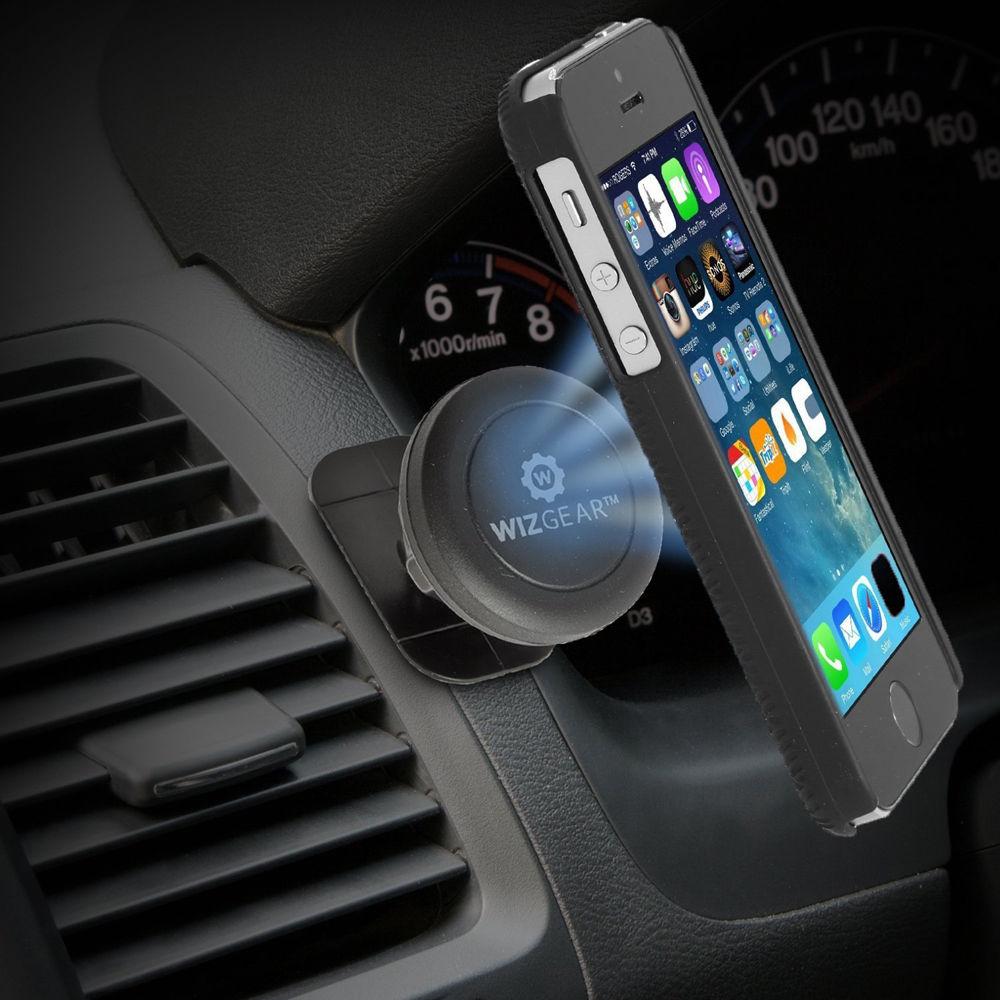 WizGear Universal Stick-On Adhesive Magnet Dash Mount for Smartphones
