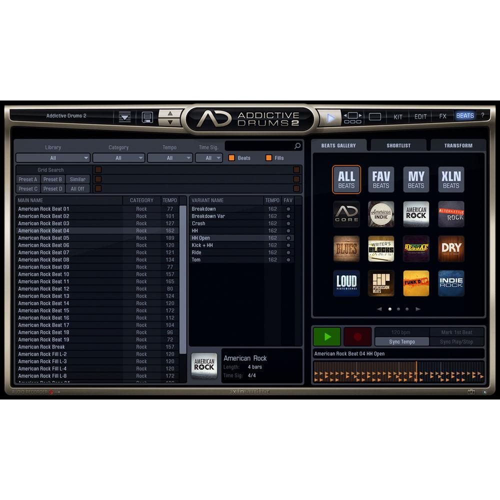 XLN Audio Addictive Drums 2: Custom - Addictive Drums 2 with Choice of Content