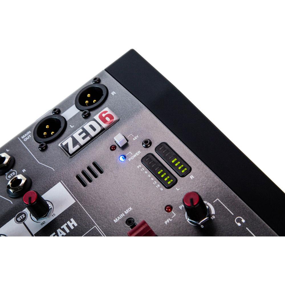 Allen & Heath ZED-6 Compact Analog Mixer