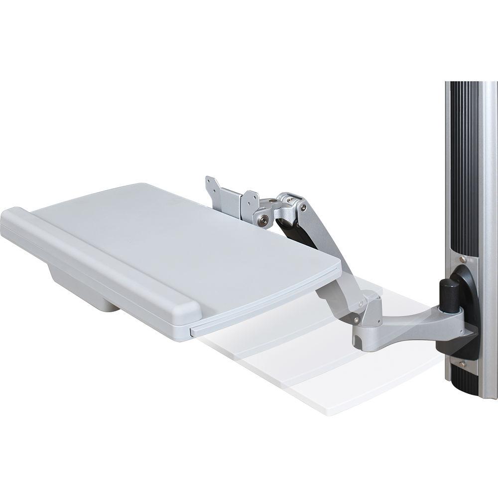 Balt HG Wall Mount Workstation with CPU Holder and Additional Monitor Arm