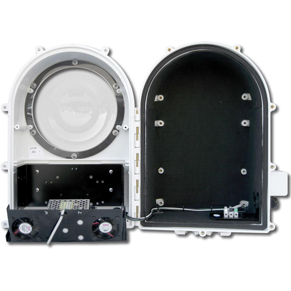 Dotworkz D2 High Efficiency Power Solar Tornado Camera Enclosure with Clear Lens for Low Power Applications