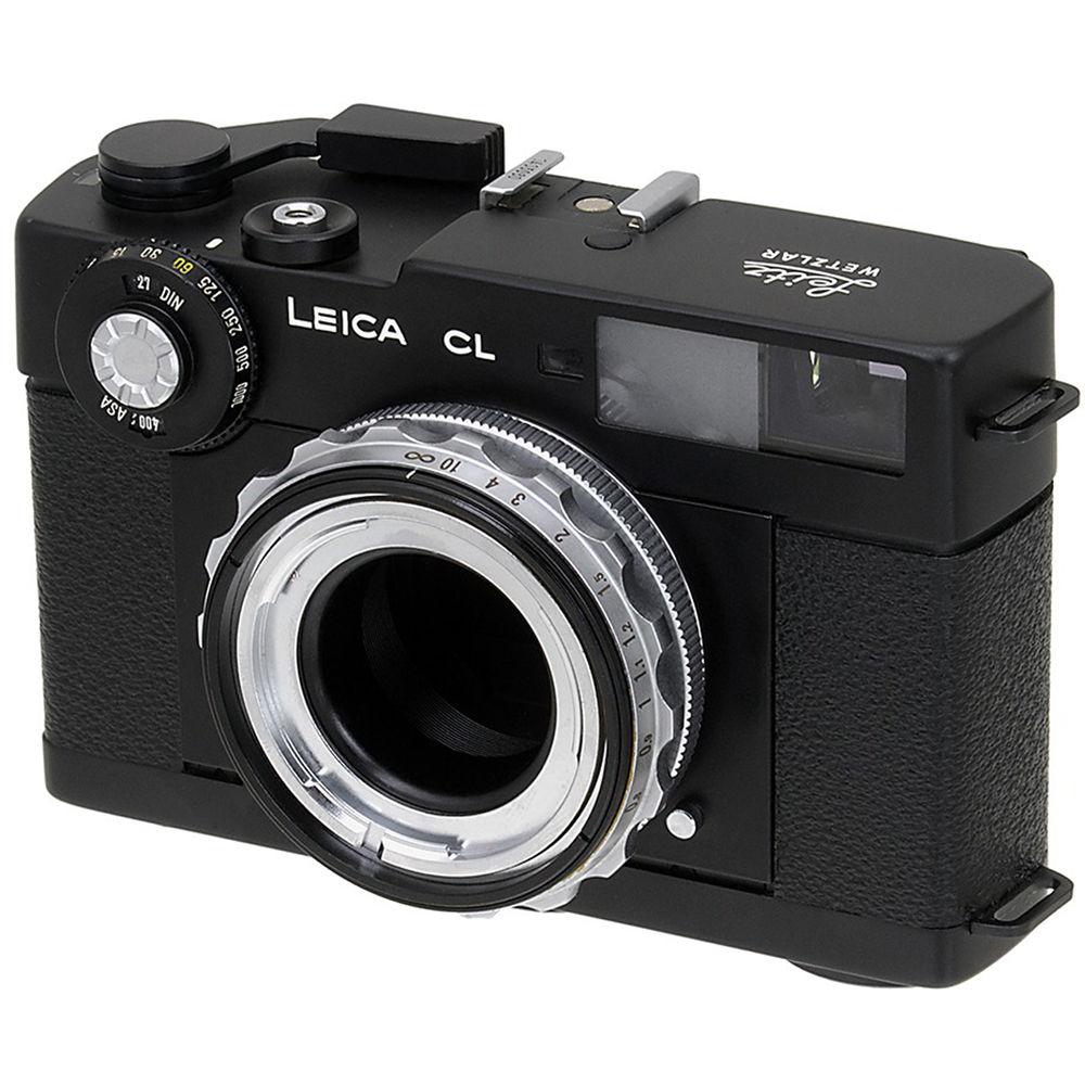 FotodioX Pro Lens Mount Adapter for Voigtländer Nokton 50mm or Ultron 50mm Prominent-Mount Lens to Leica M-Mount Camera