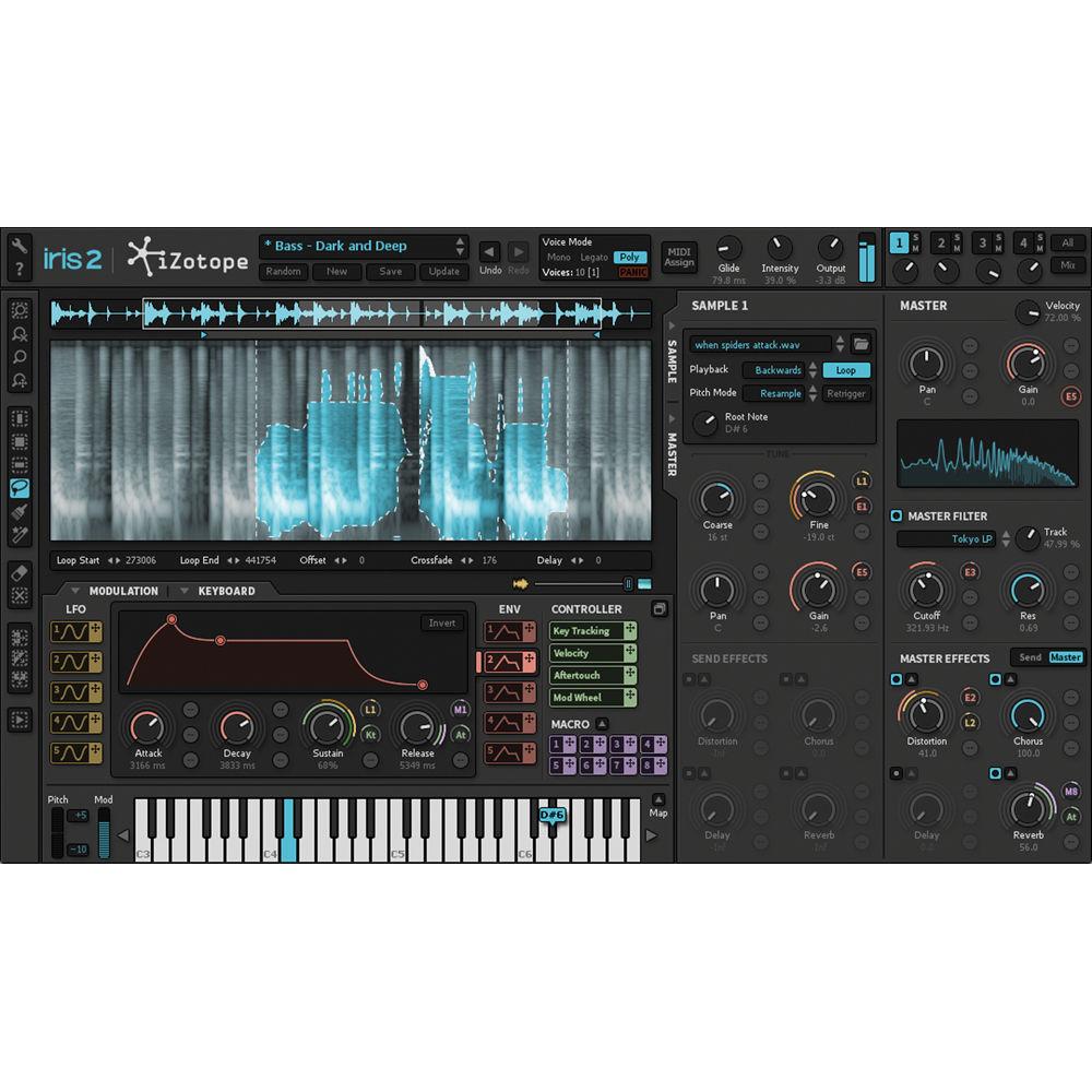 iZotope Iris 2 Upgrade - Sample-Based Virtual Synthesizer