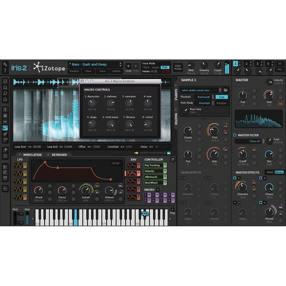 iZotope Iris 2 Upgrade - Sample-Based Virtual Synthesizer