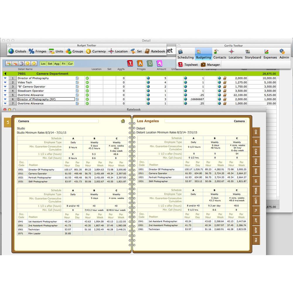 Jungle Software The Gorilla Ratebook
