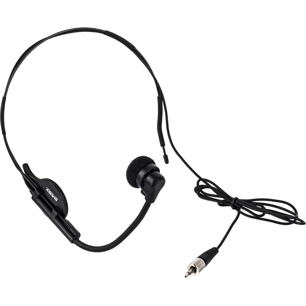 Nady 4W-1KU Quad UHF Wireless Receiver System with Four HM-1 Head-Worn Microphones