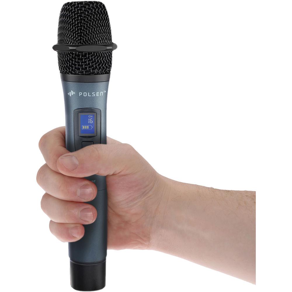Polsen ULW-16-HHT Handheld Transmitter for ULW-16 Wireless System