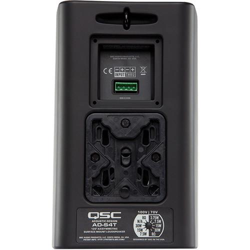 QSC AcousticDesign AD-S4T 4" Two-Way Surface Mount Loudspeakers