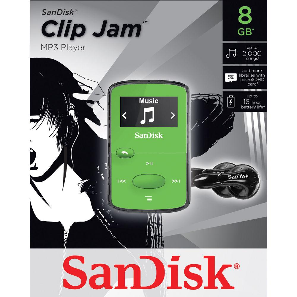SanDisk 8GB Clip Jam MP3 Player