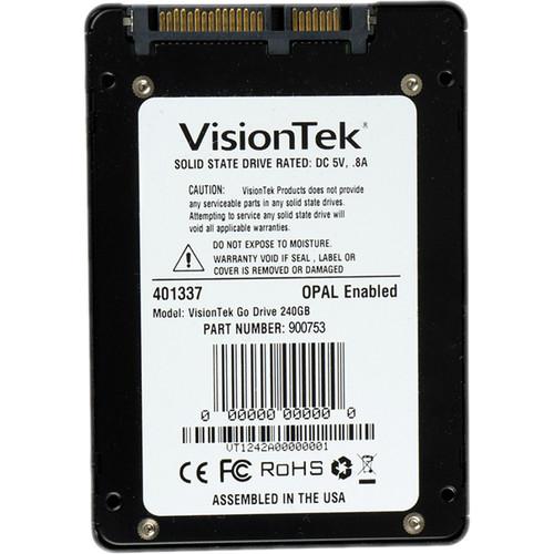 VisionTek Go Drive Low Profile 7mm Opal 1.0 Encryption Ready SSD