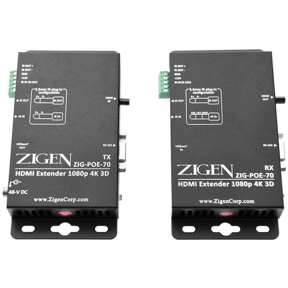 Zigen ZIG-POE-70 HDBaseT HDMI Extender