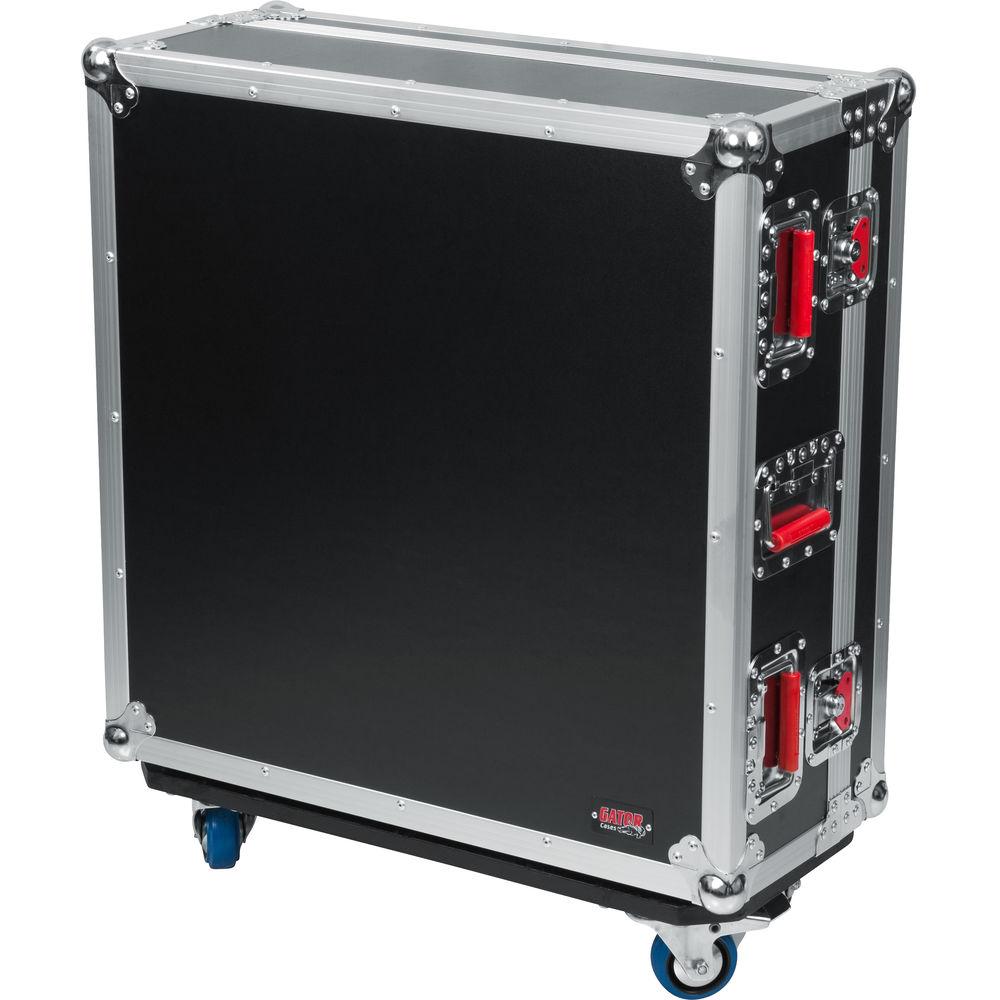 Gator Cases G-TOURQU24 ATA Wood Flight Case for Allen & Heath QU24 Mixing Console with Doghouse Design