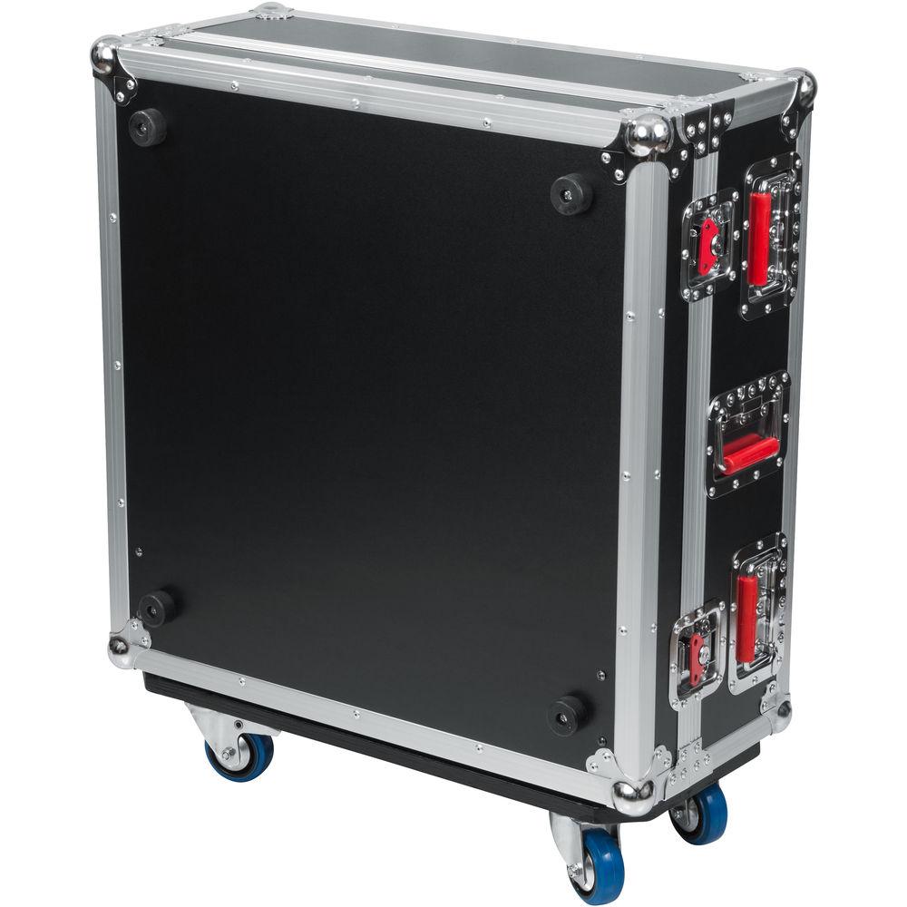 Gator Cases G-TOURQU24 ATA Wood Flight Case for Allen & Heath QU24 Mixing Console with Doghouse Design