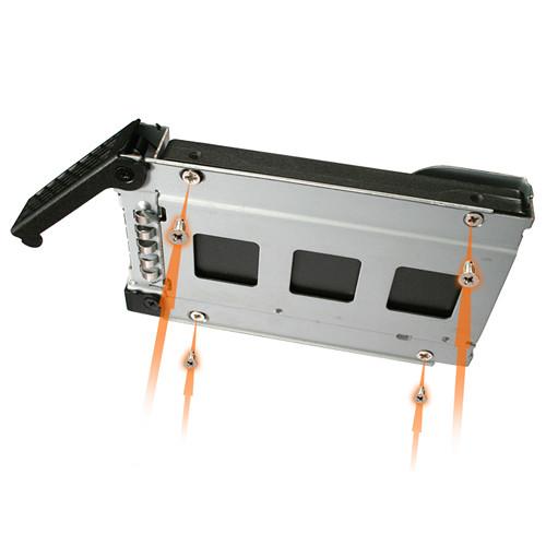 Icy Dock ToughArmor 4-Bay 2.5" SATA SAS HDD & SDD Backplane Cage with Locking Trays for 5.25" Bay