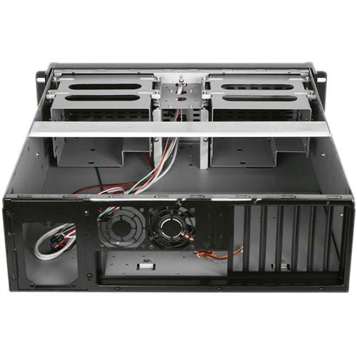 iStarUSA D Storm D-300SEA-RD 3U Compact Stylish Rackmount Chassis with SEA Bezel