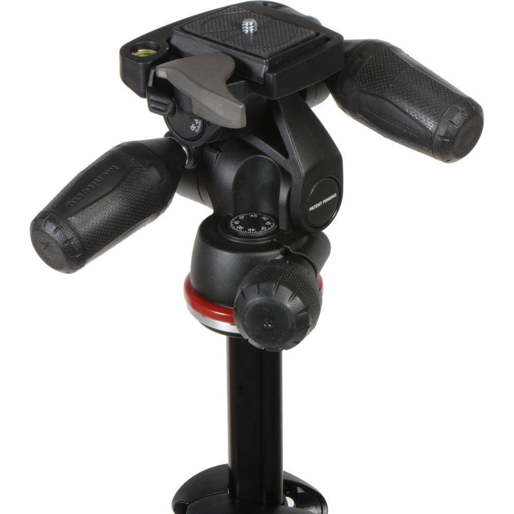Manfrotto MK290XTA3-3WUS 290 Xtra Aluminum Tripod with 804 3-Way Pan Tilt Head