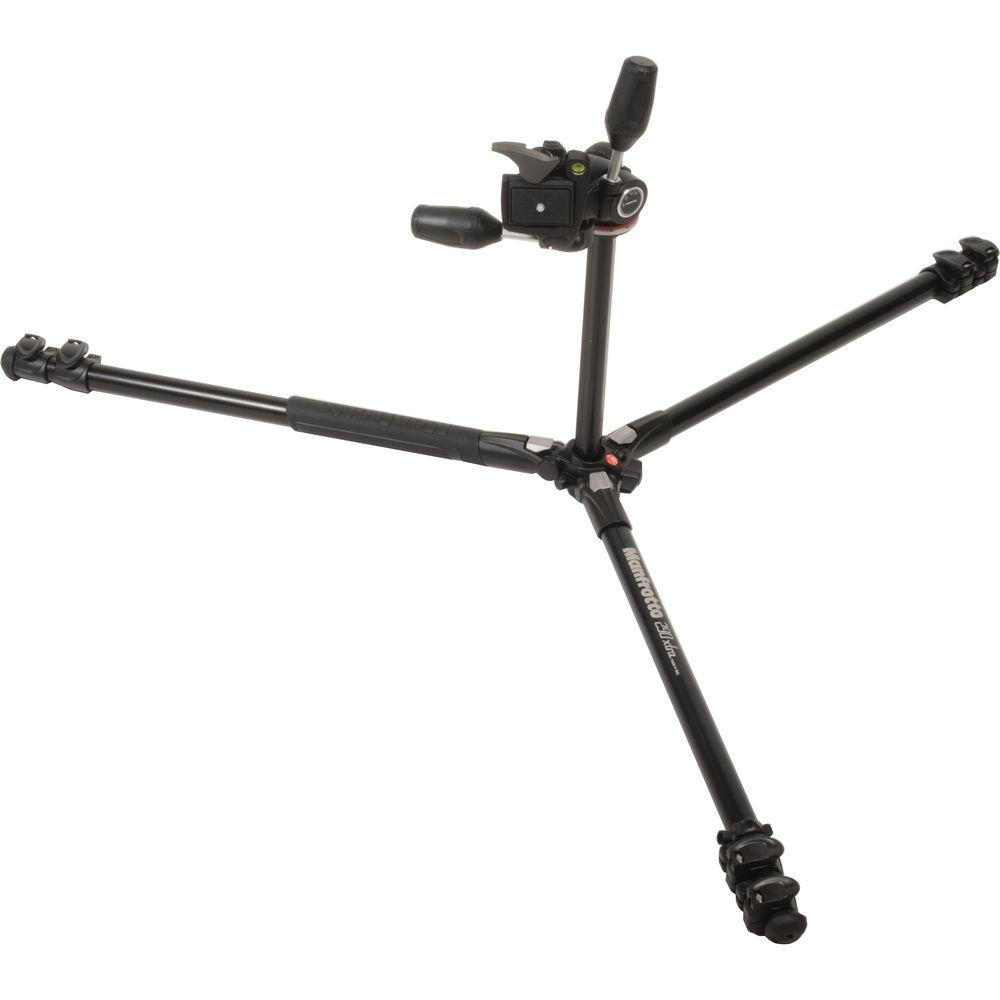 Manfrotto MK290XTA3-3WUS 290 Xtra Aluminum Tripod with 804 3-Way Pan Tilt Head