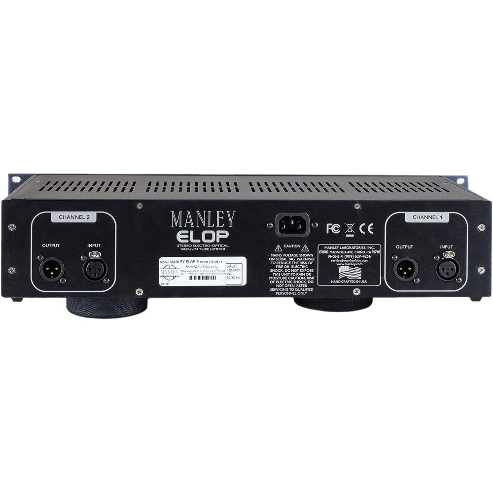 Manley Labs ELOP Electro-Optical Vacuum Tube Limiter Compressor