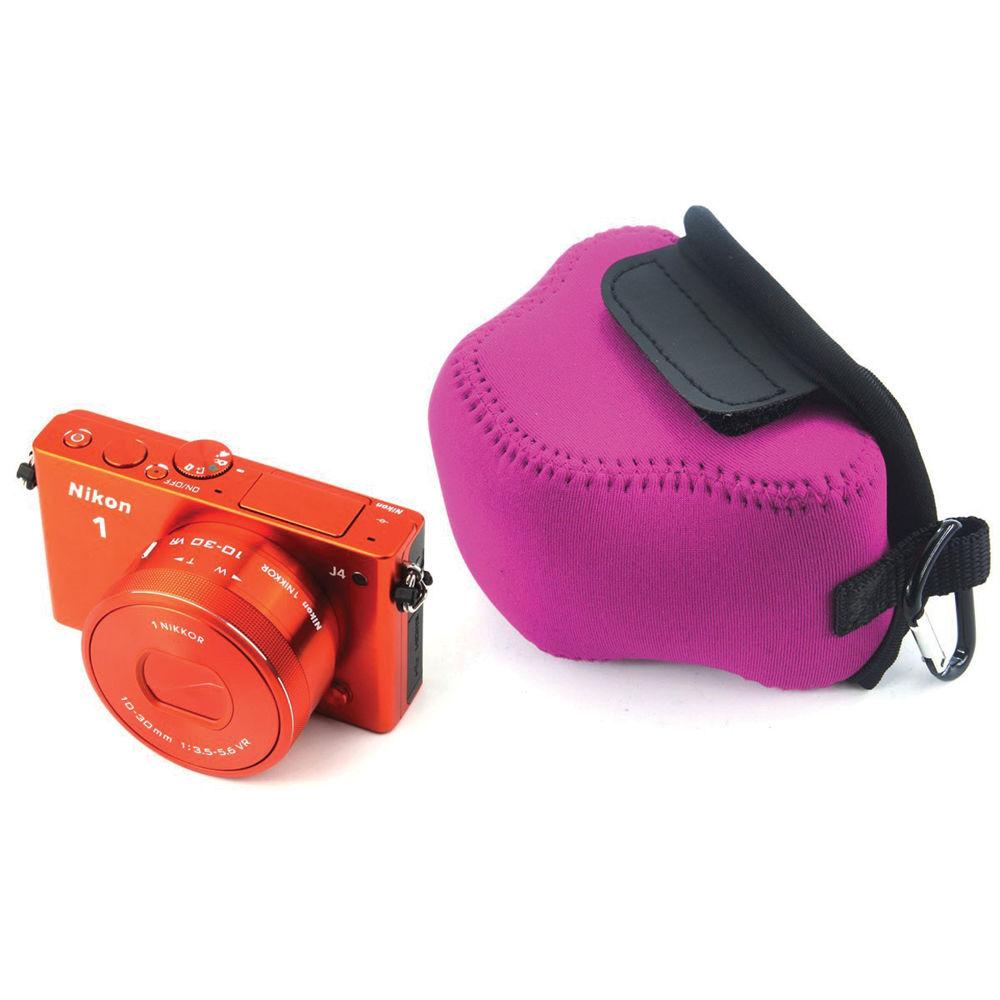 MegaGear MG386 Ultra-Light Neoprene Case for Nikon 1 J4 with 10-30mm