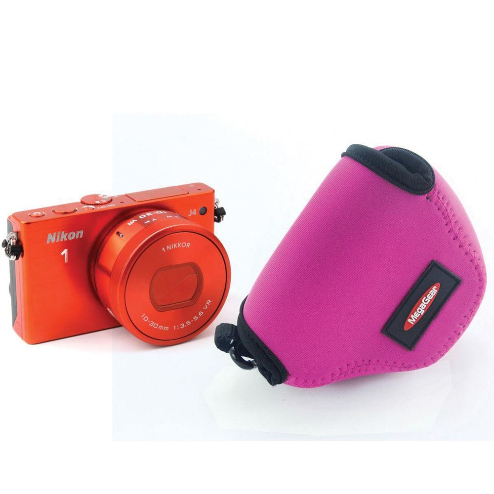 MegaGear MG386 Ultra-Light Neoprene Case for Nikon 1 J4 with 10-30mm