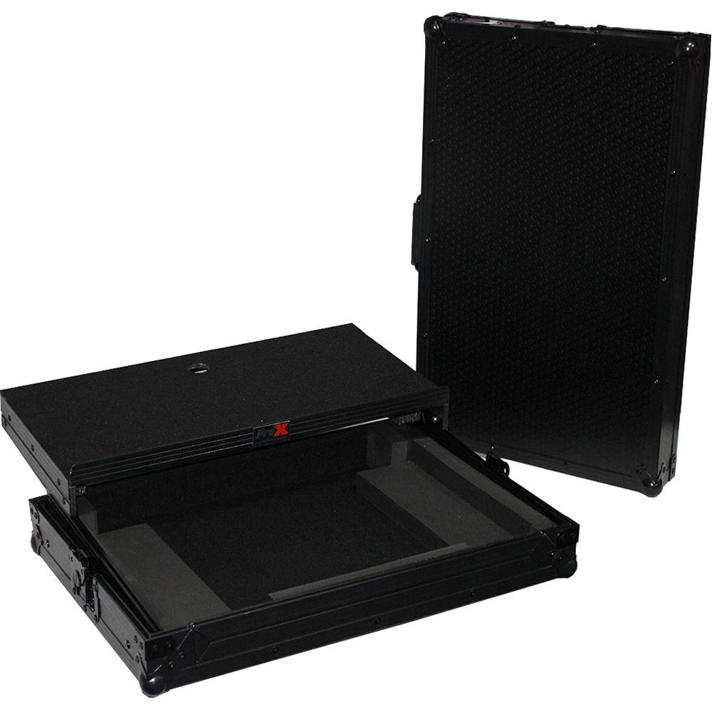 ProX Flight Case for Numark NV NVII Controller with Laptop Shelf